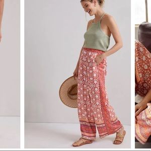 Anthropologie Vale Wide Leg Pants